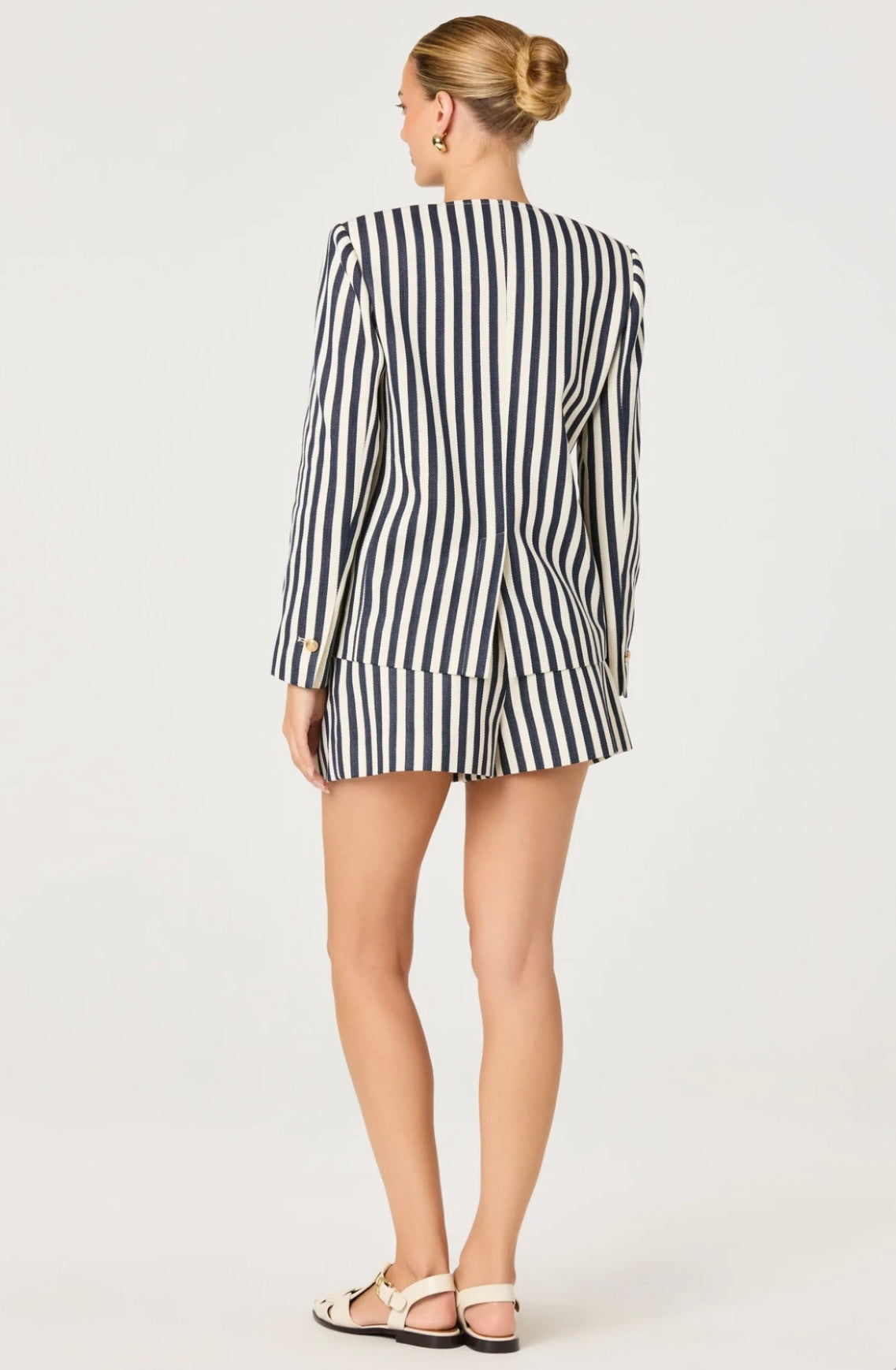 ‌Unlined Structured Blazer