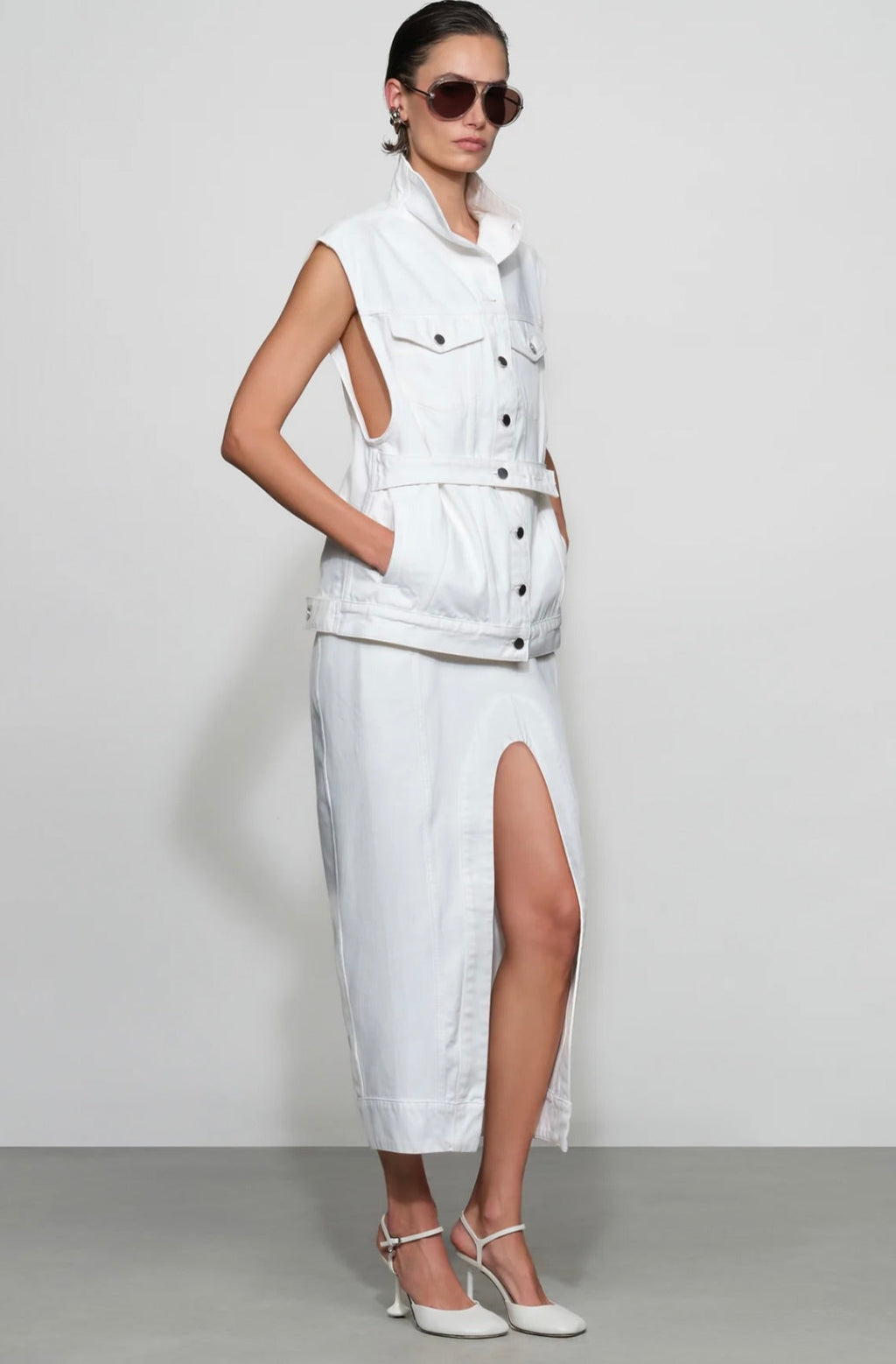 Cinched Waist Vest
