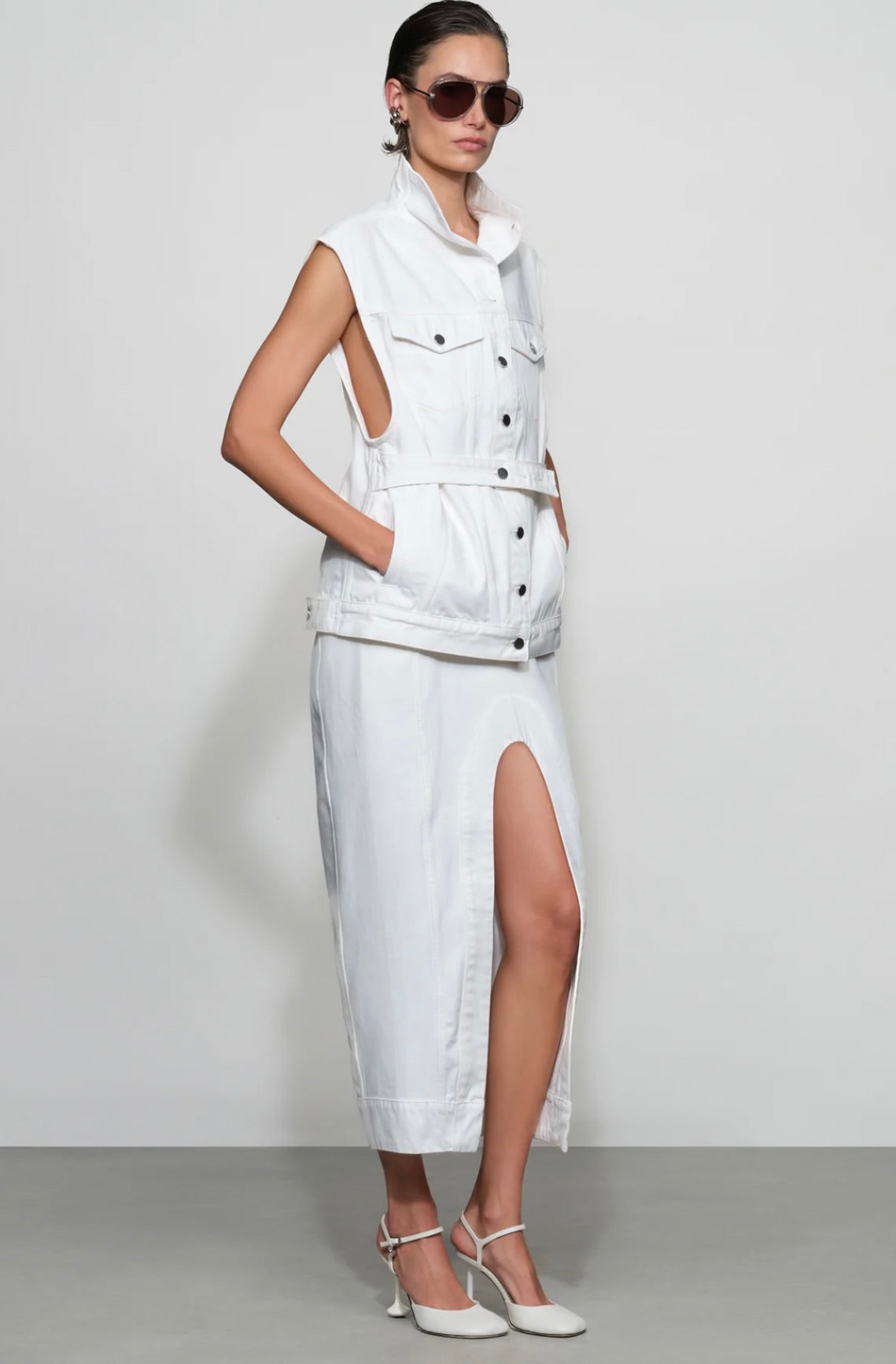 Cinched Waist Vest