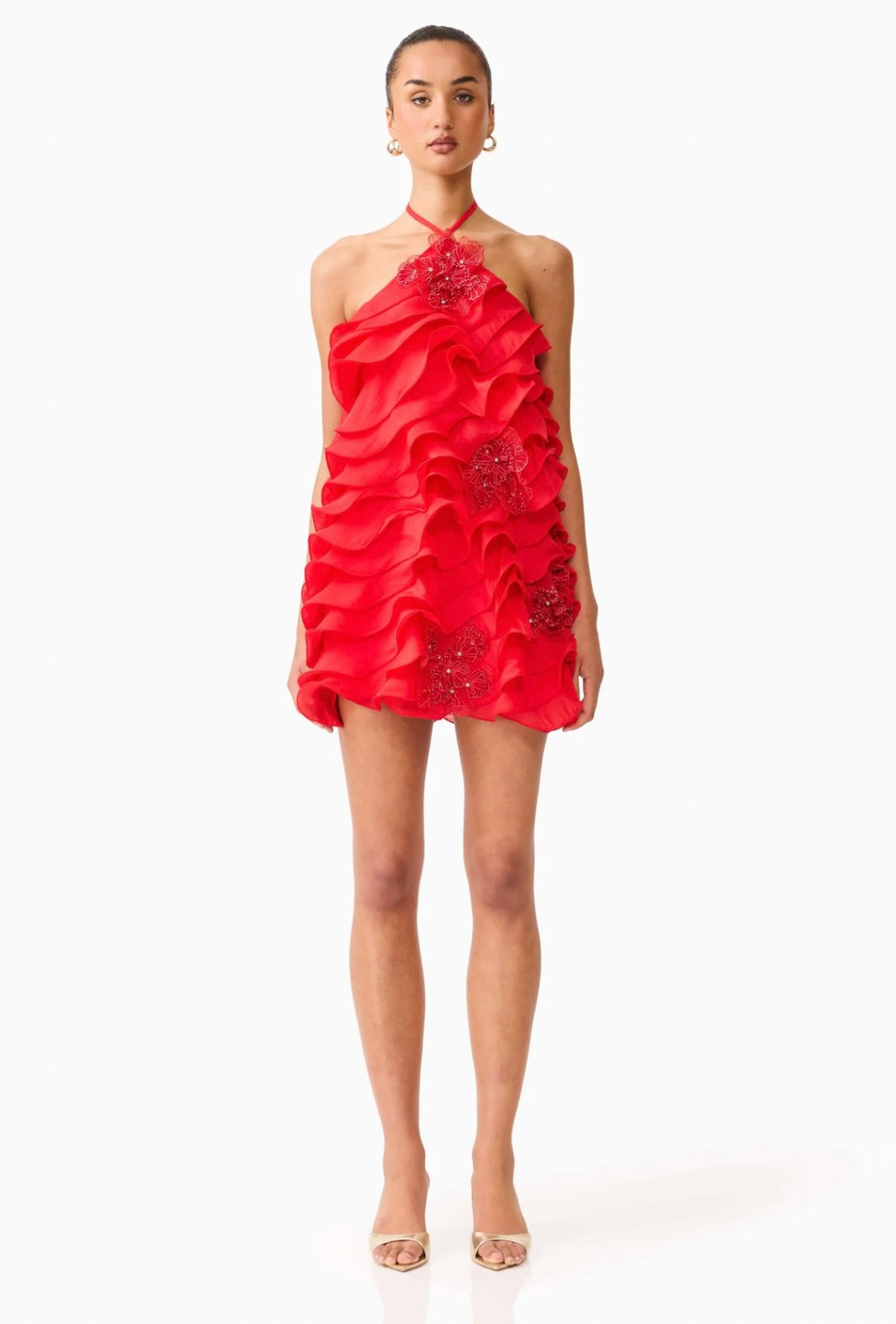 Vermilion Halter Mini