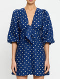 Polka Dot Linen Mini