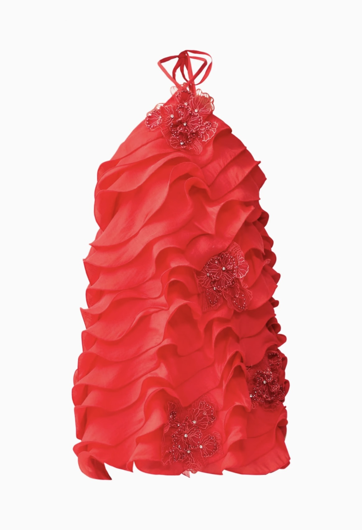 Vermilion Halter Mini