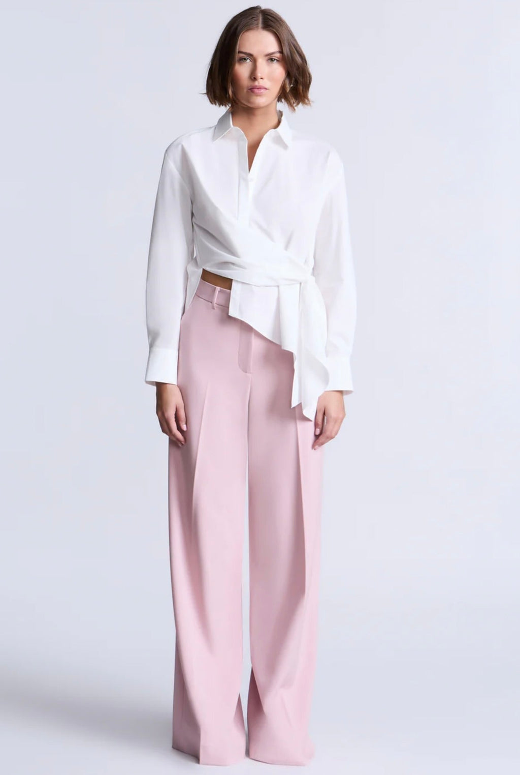 Asymmetric Wrap Shirt