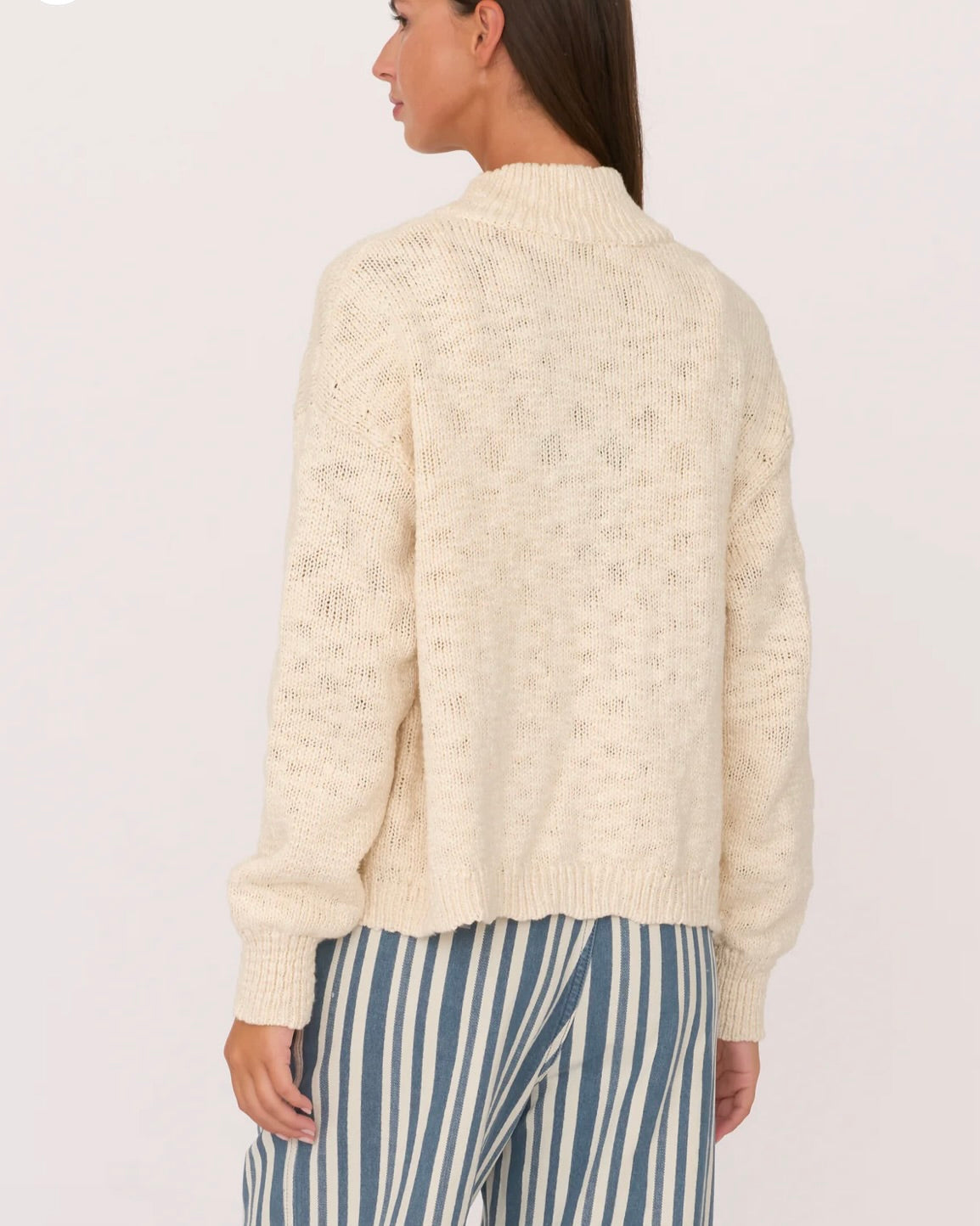 Ivory Cotton Cardigan