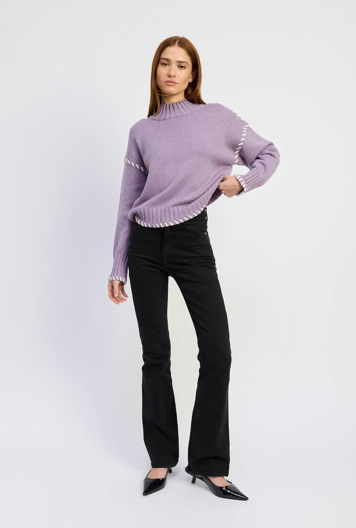 Funnel Neck Pullover