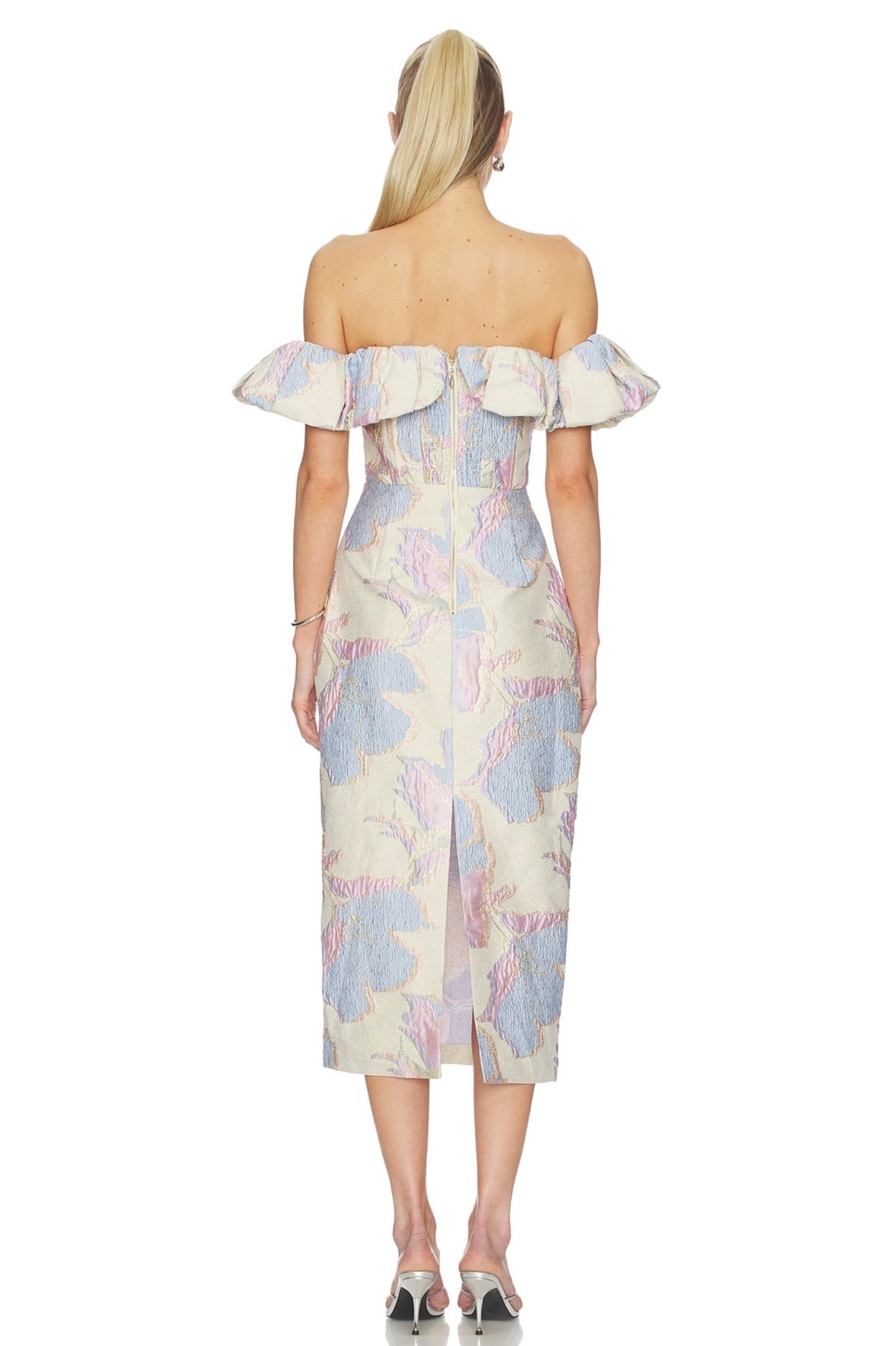 Pink-Lilac Floral Corset