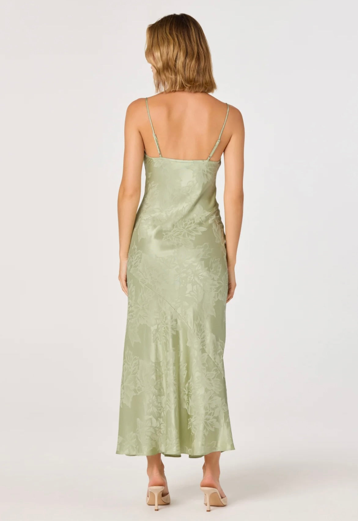 Sage Sweetheart Jacquard