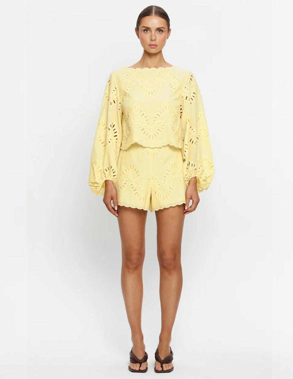 Butter Cotton Broderie Blouse