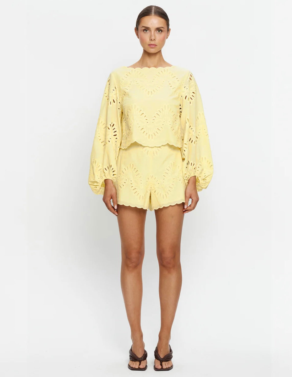 Butter Cotton Broderie Blouse